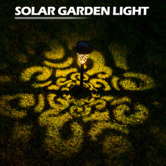 LeiDrail 6 Pack Solar Pathway Lights | Metal Garden Path Light | LeiDrail (LD0070)